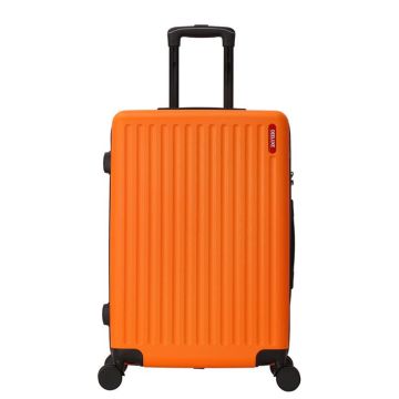 DEELUXE - Valise moyenne taille 65cm ABS Rigide 4 roues double URBANITE ORANGE