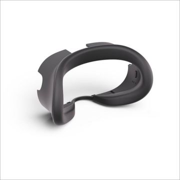 Protection faciale en silicone - Meta Quest - Quest 3 - Confortable - Compatible lunettes - Noir