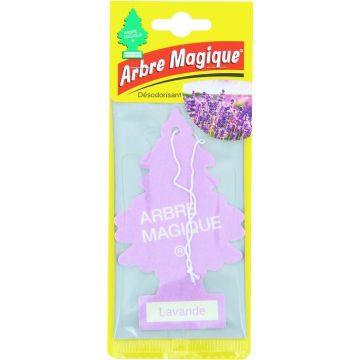 Désodorisant voiture - Arbre Magique - Lavande - Parfum agréable - Idéal pour habitacle - Classique