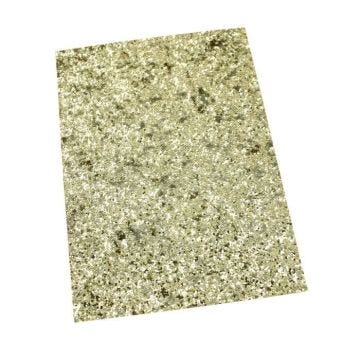 Coupon de tissu Pailleté A5 Glitter Doré - MegaCrea DIY