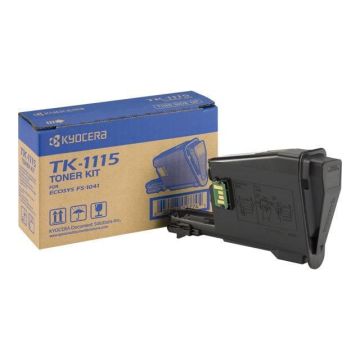 Cartouche de toner KYOCERA TK-1115 - Noir - Jusqu'à 1600 pages - Laser
