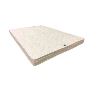 Lot de 2 Matelas Ferme avec Latex Naturel 90x200 x 15 cm + 2 Oreillers Visco - 7 zones de Confort - Ame Poli Lattex HD Haute