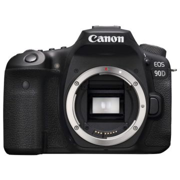 Appareil photo numérique reflex Canon EOS 90D - 4K - Entrée vidéo - CMOS - Flash intégré - Noir