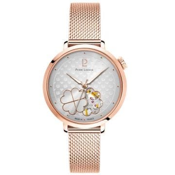 Montre Femme - LANNIE - Espérance 147K928 - Automatique - Acier milanais - Doré-rose