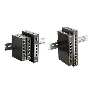 Commutateur réseau Géré Gigabit Ethernet - D-LINK DIS-100G-6S - 6 Ports - Noir