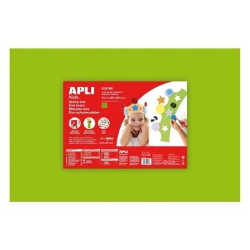 Mousse EVA caoutchouc 40x60 cm - Vert clair - APLI AGIPA