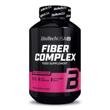 Réducteur d'appétit BioTech USA - Fiber Complex - Fruit Punch 120 Comprimés