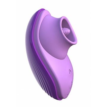 Jouet personnel - Fantasy For Her - Fun Tongue - Violet - Silicone - Vibrant