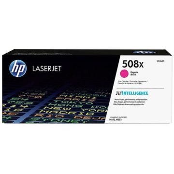 Cartouche toner HP 508X magenta grande capacité authentique pour Color LaserJet Enterprise M552/M553/M577