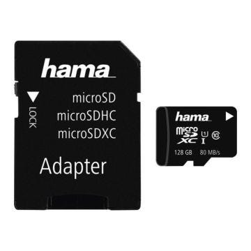 Carte mémoire flash Hama 128 Go UHS Class 1 - Class10 microSDXC UHS-I