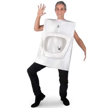 Déguisement de WC pour adulte - Marque - Modèle - Blanc - M/l - Intérieur