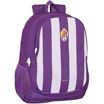Sac à dos scolaire - SAFTA - REAL VALLADOLID - Confortable et polyvalent - 32 x 16 cm - Enfant
