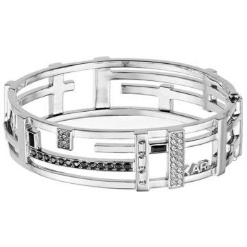 Bracelet femme KARL LAGERFELD JEWELRY ESSENTIALS 5512163. Noir. Argent. Laiton.