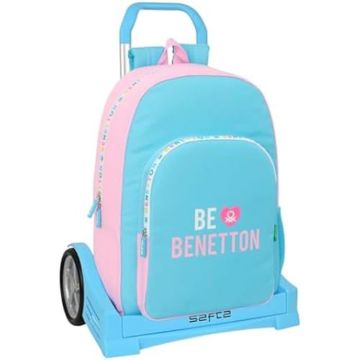 Sac à dos scolaire - SAFTA - Benetton Unique - Chariot inclus - Confortable - Mixte