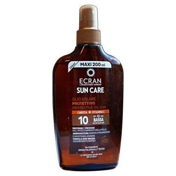 ECRAN Fp10 Carotte Huile Vaporisateur 200 Ml. Produits Solaires