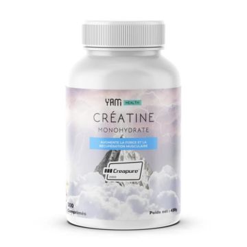 Créatine Yam Nutrition - Créatine Monohydrate Creapure® - 300 Gélules
