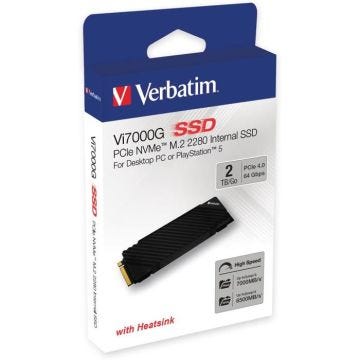 VI7000 PCIE NVME M.2 SSD 2TB VERBATIM