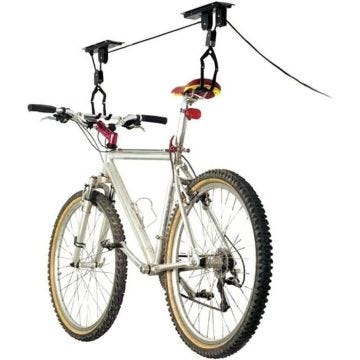 Support de levage pour vélo de toit - DUNLOP - Crochets de fixation - Noir - Adulte - Jusqu'à 20 kg