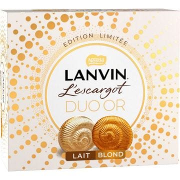 Coffret d'escargot Duo Or lait & blond 330g Lanvin
