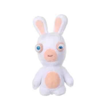 Peluche Lapins Crétins Bean - GIPSY TOYS - Bouche Fermée, 18 cm