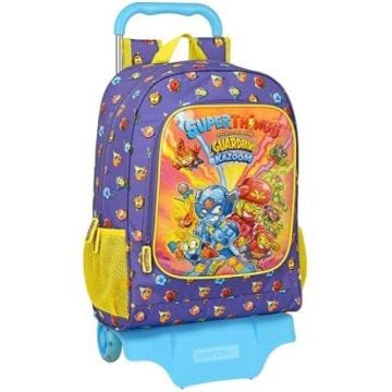 Sac à Dos avec Chariot - SAFTA - Superthings Guardians of Kazoom - 32 x 42 x 14 cm - Multicolore - Mixte Enfant