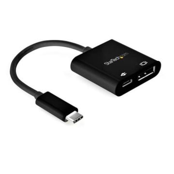 startech usb c to displayport adapter power delivery - 8k 30hz - hbr3 noir noir Noir