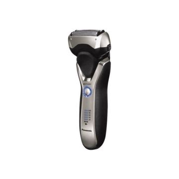 Panasonic ES-RT67-S503 Rasoir Électrique Rechargeable Wet & Dry, Lames Précises, 3 Lames, Tondeuse Intégrée, Argent