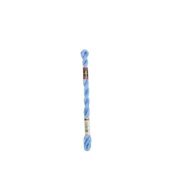 Fil DMC Coton Perlé Médium N5 Col. 809 Bleu