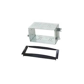 Adaptateur de façade d'autoradio Double DIN Noir avec cage métallique Daihatsu Terios 2007 >