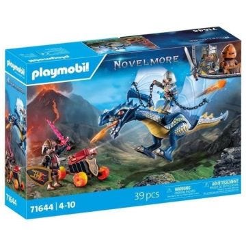 PLAYMOBIL 71644 Combattants avec dragons et canon, Novelmore, Dragon, 39 pièces, Dès 4 ans