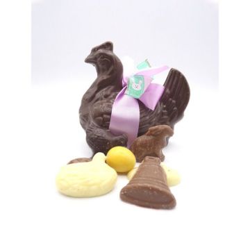 POULE N° 3, NOIR  GARNIE , 150gr GUYAU