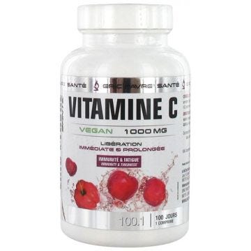 Vitamine C Eric Favre - Vitamine C Vegan 1000 - 100 Comprimés