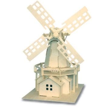 Kit de construction en bois FSC - Moulin à vent - QUAY