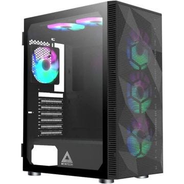 Tour midi MONTECH X3 Mesh Boîtier gaming noir