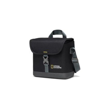 Sac à bandoulière pour appareils photo reflex numériques et sans miroir - NATIONAL GEOGRAPHIC - Noir et gris
