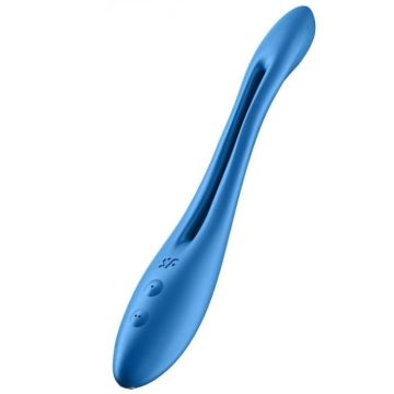 Vibromasseur Rechargeable Satisfyer Elastic Joy Bleu - mixte / adulte