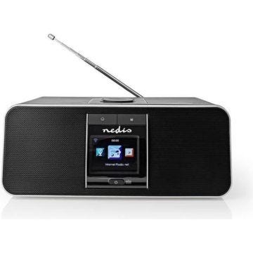 Radio Internet - NEDIS - 42 W - DAB+ - FM - Bluetooth® - Télécommande - Argent/Noire