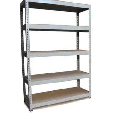 5 Rayonnages Q-Rax Gris 120cm x 50cm x 182cm