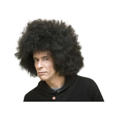 Perruque - Disfrazzes - Afro extra grande - Homme - Extérieur - Noire