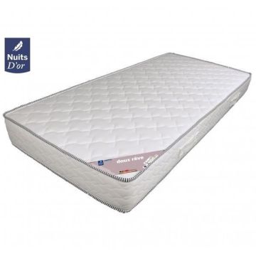 Matelas Doux rve 100x200 cm - Densit 30 Kgm3 - Hauteur 18 CM - Soutien Ferme -