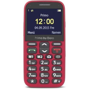 Doro Primo 366, Barre, SIM unique, 5,84 cm (2.3"), 0,3 MP, 1000 mAh, Rouge