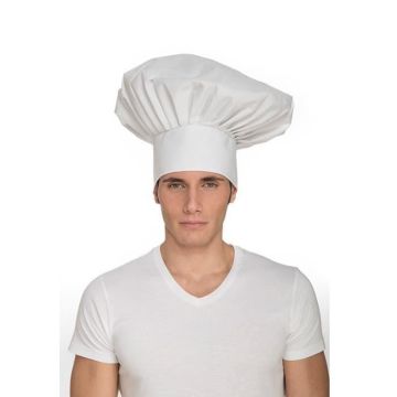 Toque de Chef - Blanc - Adulte - Mixte