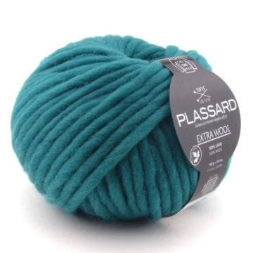Pelote de laine - Plassard - Extra Wool 357 Vert - 100% Laine