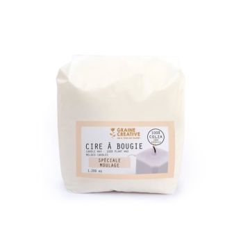 Cire Végétale - GRAINE CREATIVE - 1,2 kg - Bougie en Cire - Fabriqué en Allemagne - Expédition de France