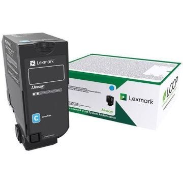 Lexmark 75B20C0 Cartouche de toner cyan, programme de retour