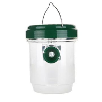 WASP Piège à la LED Solaire Powered Fly Piège Piège d'insectes Catcher Réutilisable Piège d'insecte Green