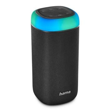 Enceinte Bluetooth® "Shine 2.0", protégée contre proj., 30 W, noire Noir