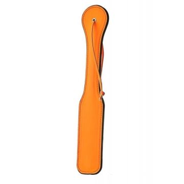 Paddle Tapette Phosphorescente Simili Cuir Orange Phosphorescent