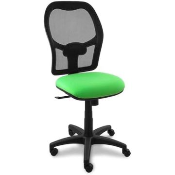 Chaise de Bureau - PIQUERAS Y CRESPO - Alocén - Nylon PVC - Pistache - Réglable en hauteur