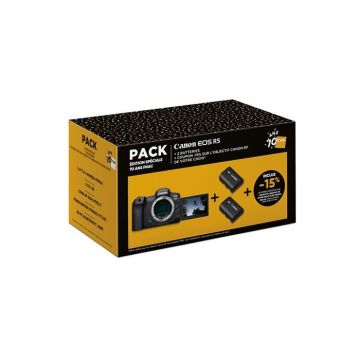 Appareil photo hybride - Canon - EOS R5 - Boîtier Nu Noir - 2 batteries - Coupon 15% sur optique RF